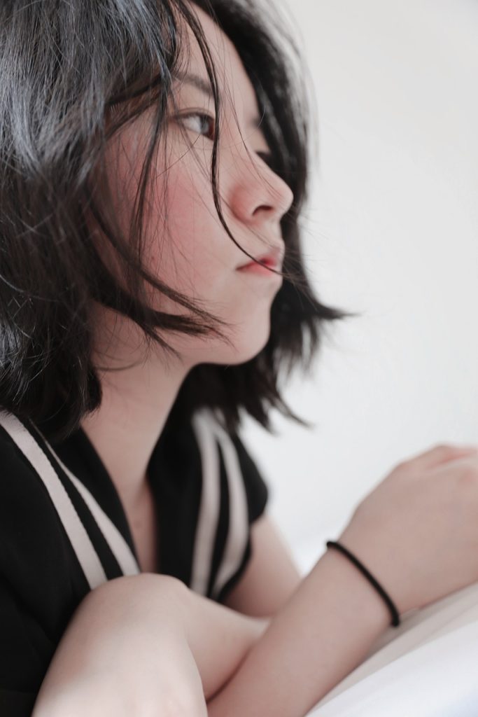 girl, woman, portrait